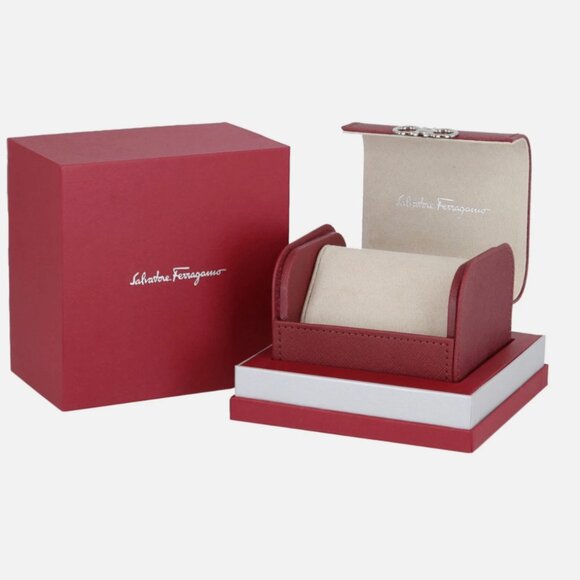 Ferragamo Womens Gold 36mm Strap Fashion Watch - Picture 4 of 4